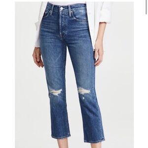 MOTHER superior‎ The Tomcat Playing with Scissors distressed jeans size 28